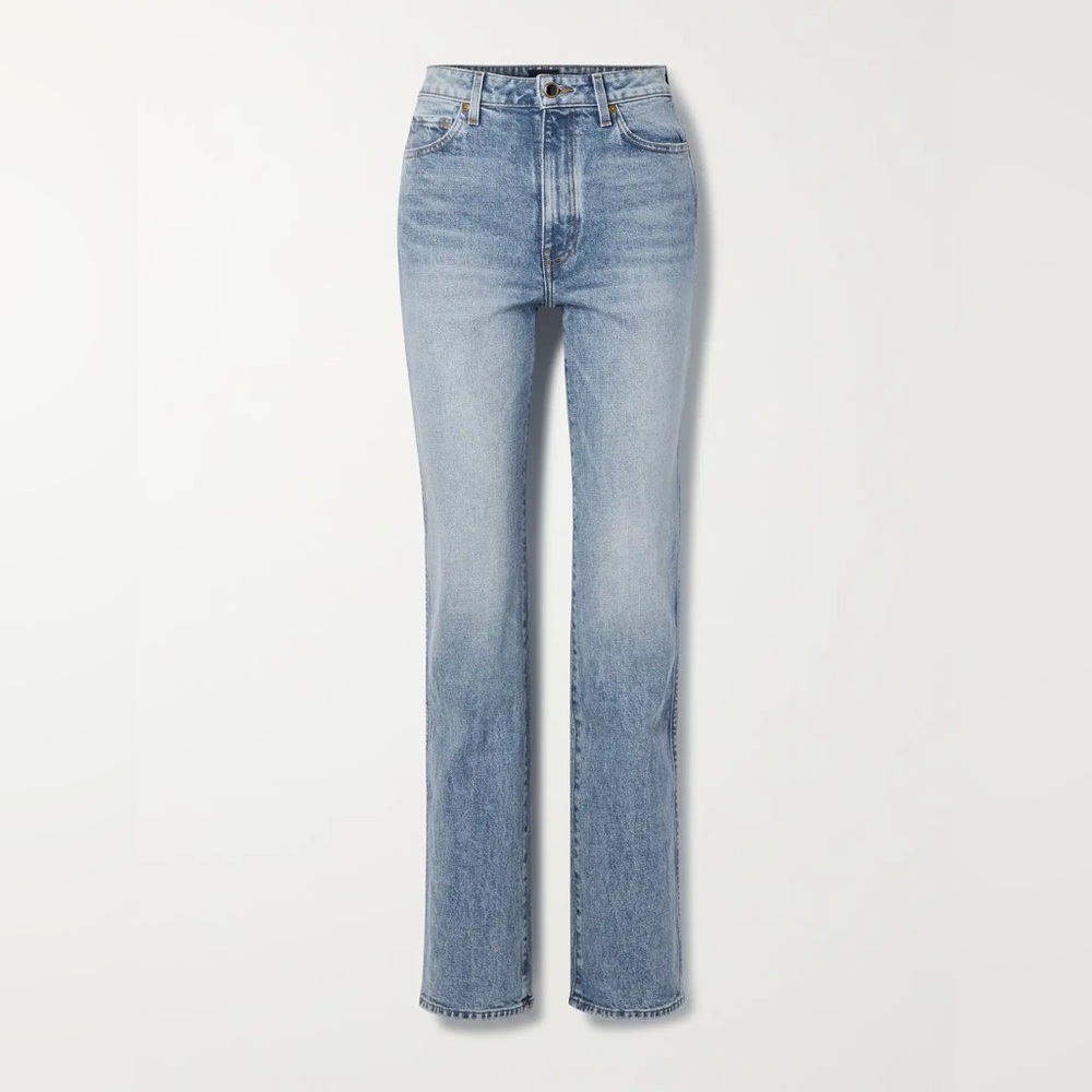 Khaite Danielle Jeans Size 30 100% Cotton .